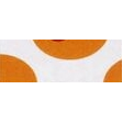 Novelty Strong Band Pre-Printed Orange Half Circles Wristband